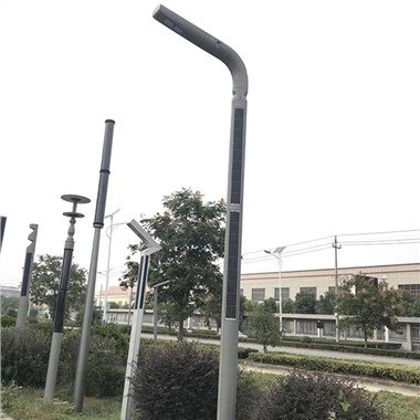 Naujo dizaino produktas Viešojo apšvietimo stulpas su saulės sistema